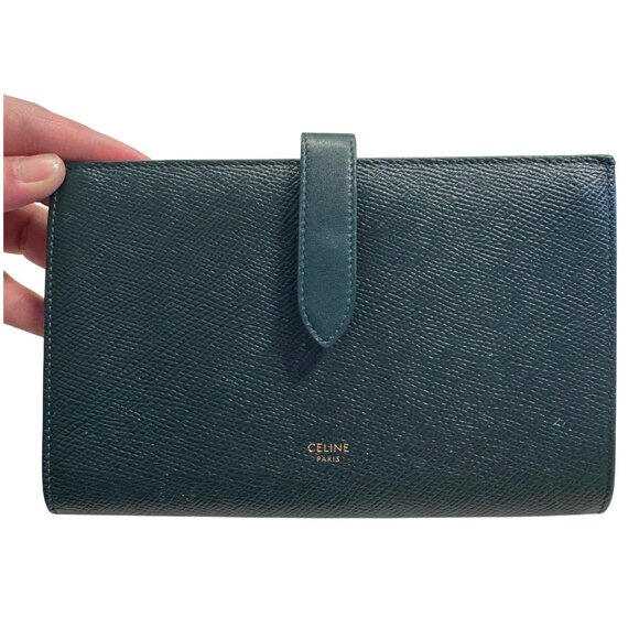 Celine Large Strap Wallet in Grained Calfskin - Picture 5 of 7